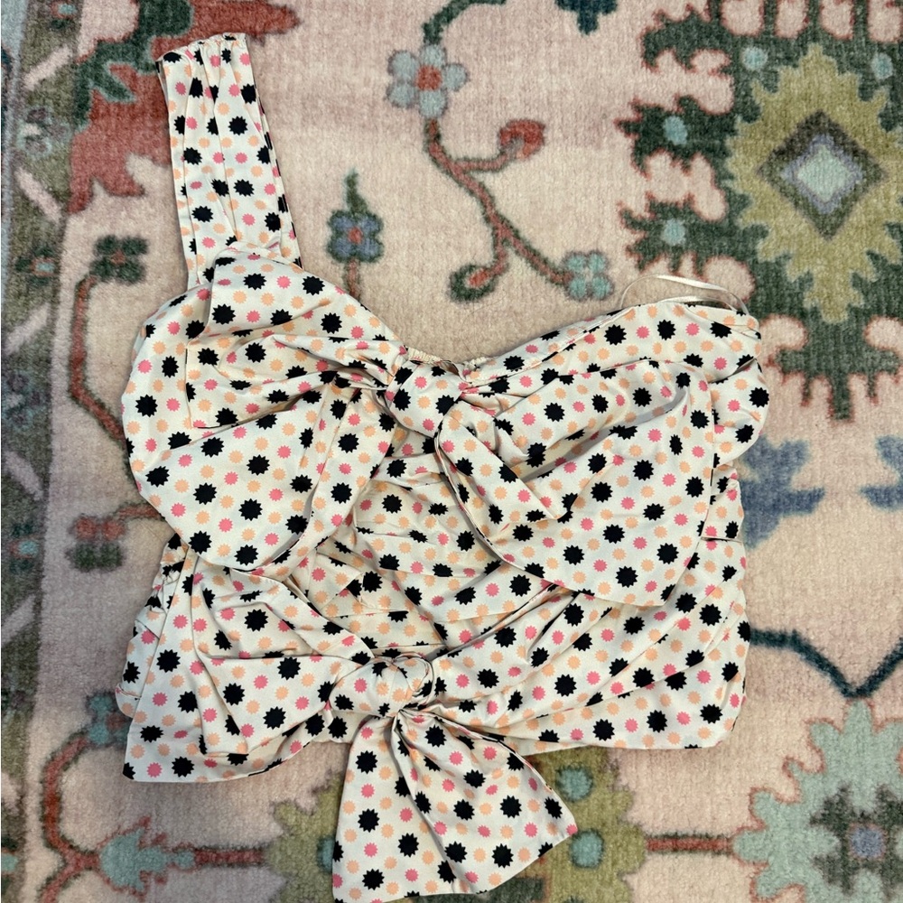 Maeve Bow-Tie One-Shoulder
Tank | Anthropologie